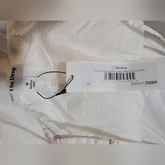 The Drop Women's Corryn Spaghetti Strap Bubble Hem Mini Dress - Picture 3 of 3